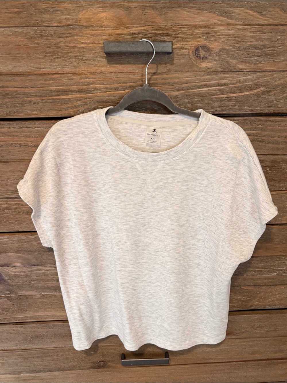Danskin Short Sleeve Tee - Light Gray